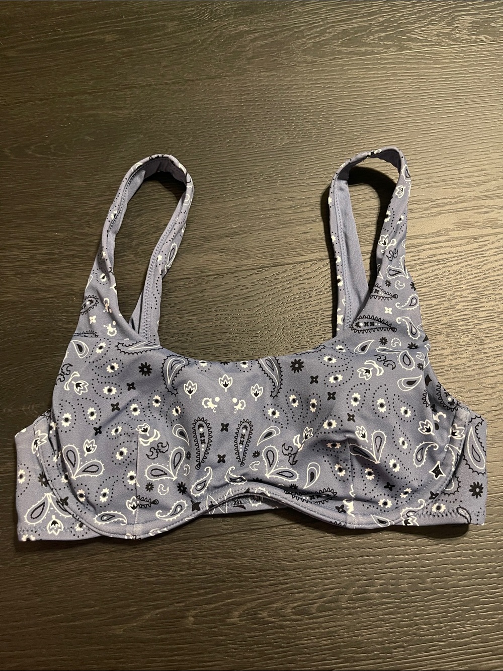 PINK Victoria’s Secret Paisley Bikini Top